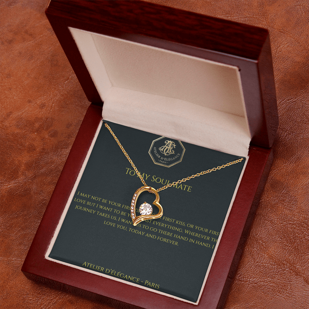 To My Soulmate - An Unbreakable Bond  Necklace & Luxury Box Edition
