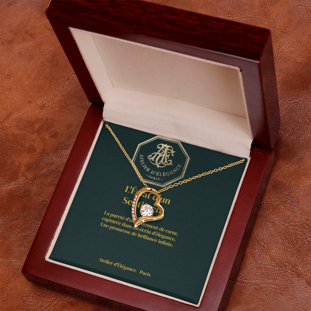 Eternal Heart" Necklace – 14K Gold Edition
