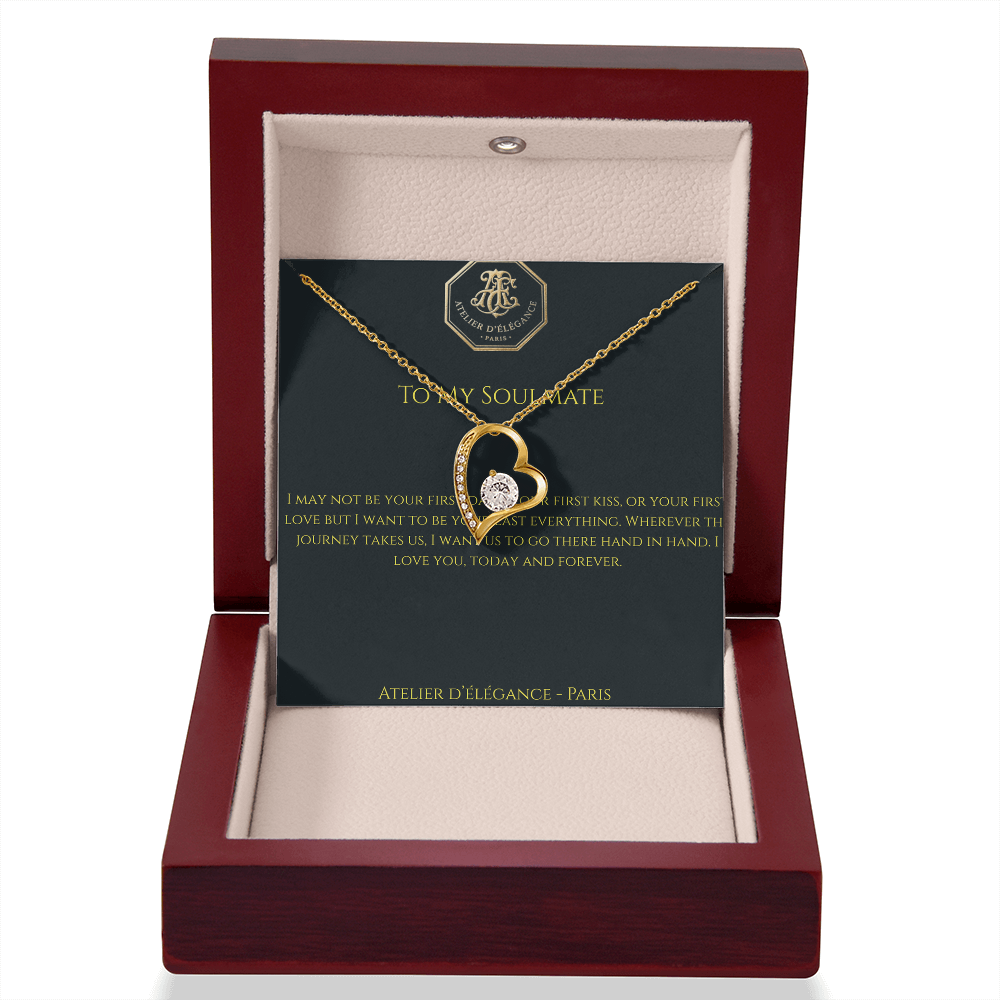To My Soulmate - An Unbreakable Bond  Necklace & Luxury Box Edition