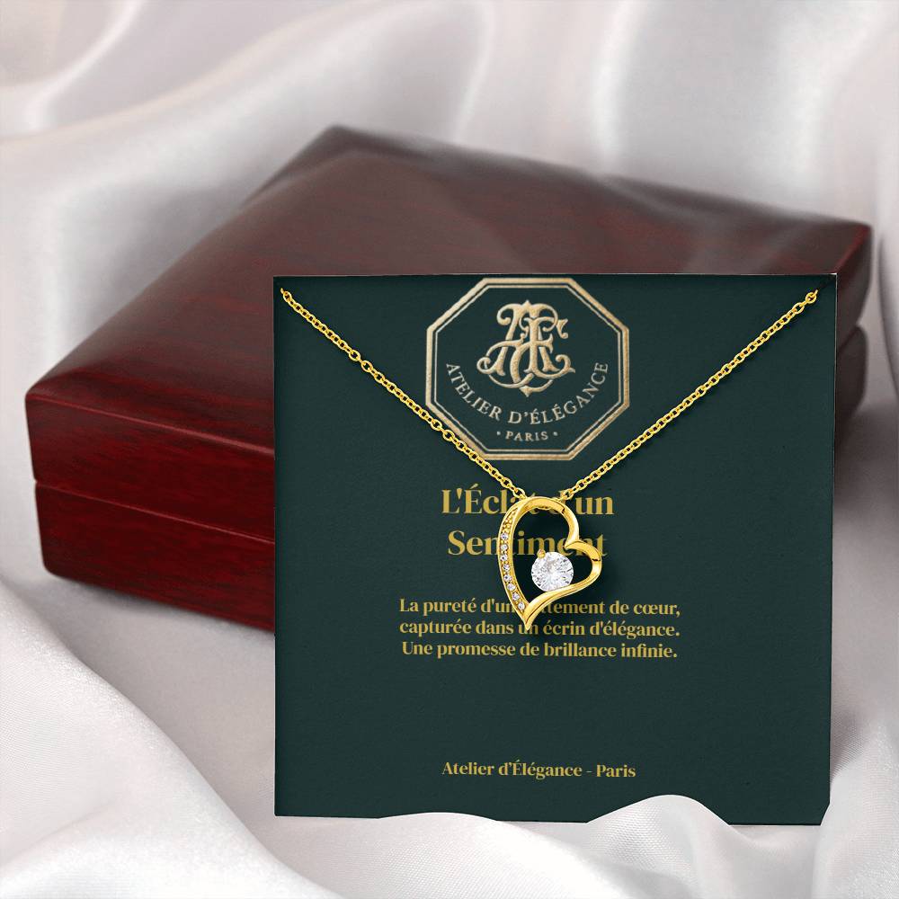 Eternal Heart" Necklace – 14K Gold Edition