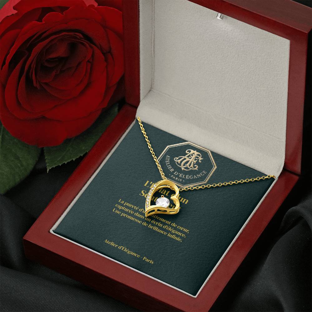 Eternal Heart" Necklace – 14K Gold Edition