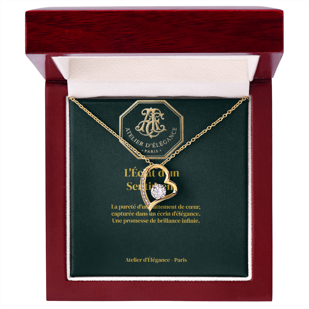 Eternal Heart" Necklace – 14K Gold Edition