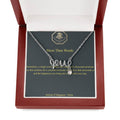 The Cursive Love  – Scripted Pendant & Message Card