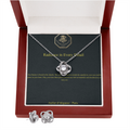 The Harmonious Love – Knot Necklace & Earring Set