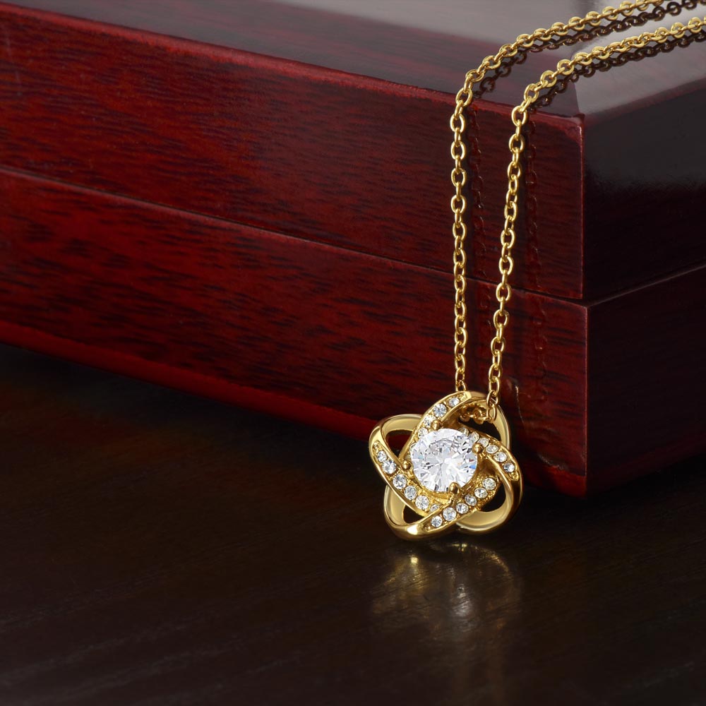 The Strength Within Love Knot Necklace