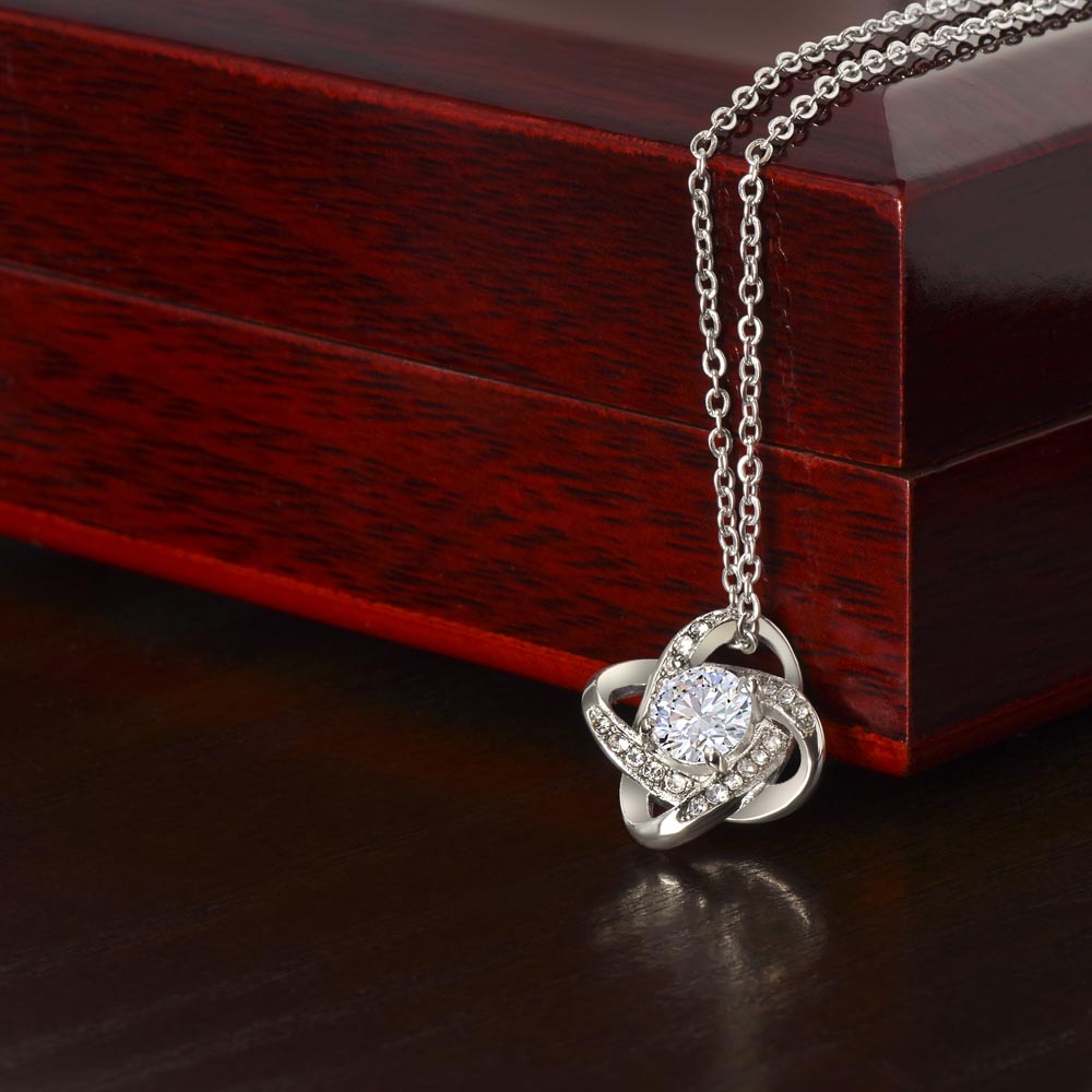 The Strength Within Love Knot Necklace