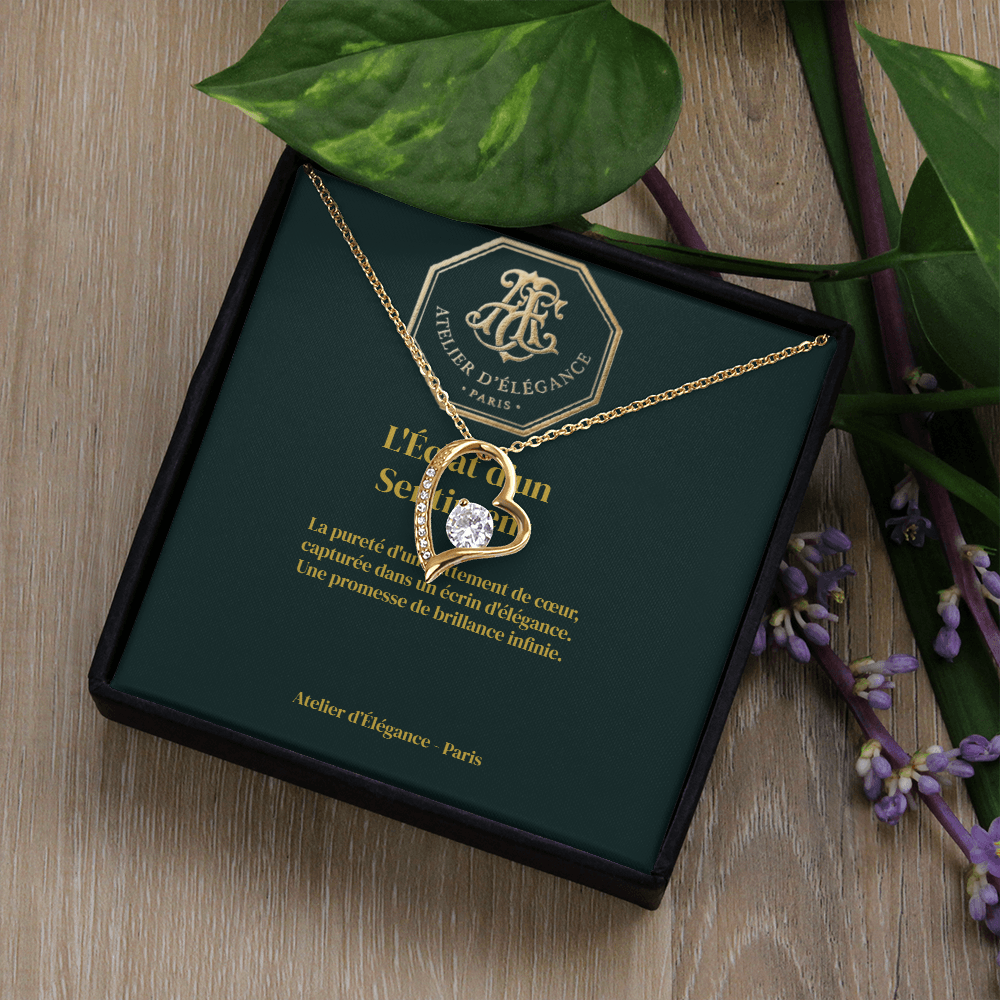 Eternal Heart" Necklace – 14K Gold Edition