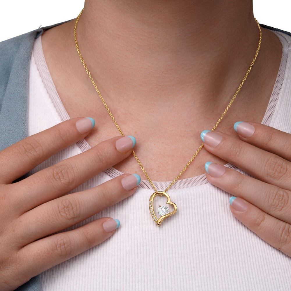 Eternal Heart" Necklace – 14K Gold Edition
