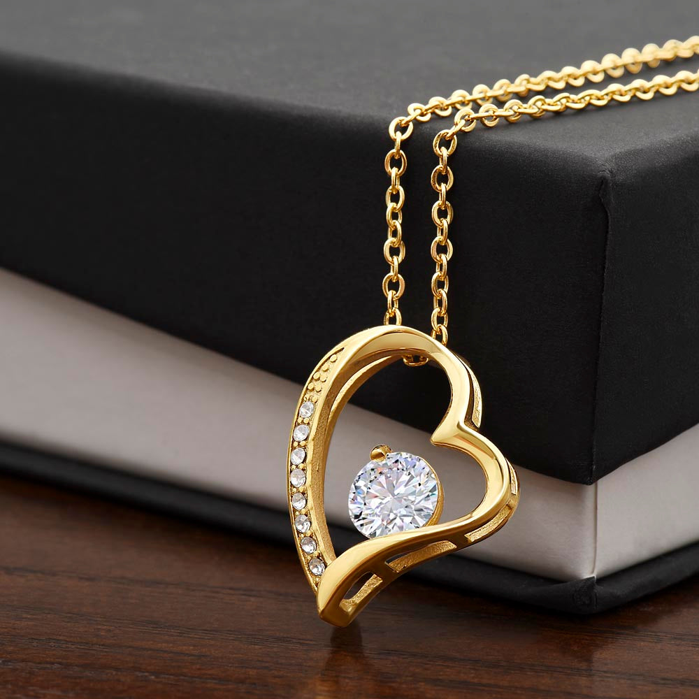 Eternal Heart" Necklace – 14K Gold Edition