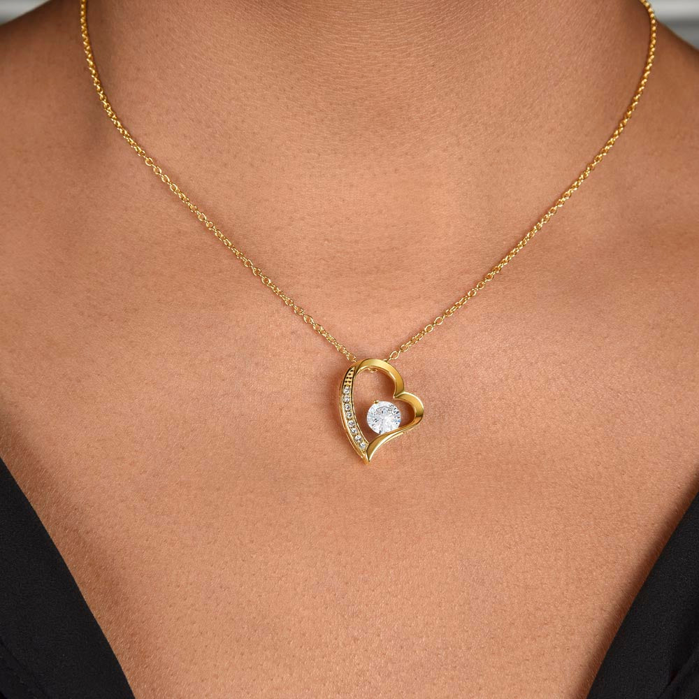 Eternal Heart" Necklace – 14K Gold Edition