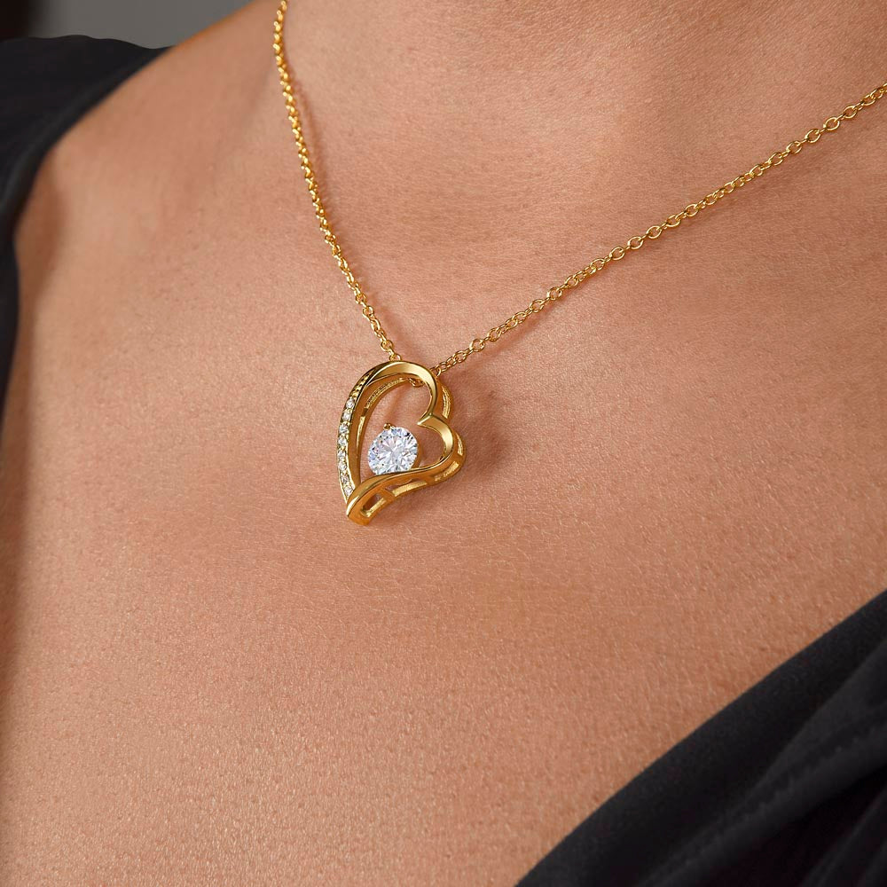 Eternal Heart" Necklace – 14K Gold Edition