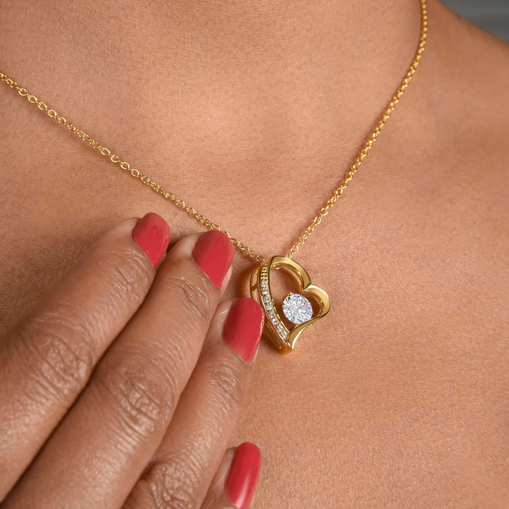 Eternal Heart" Necklace – 14K Gold Edition