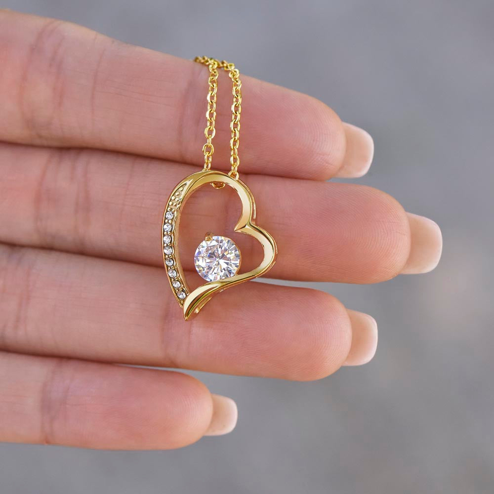 Eternal Heart" Necklace – 14K Gold Edition
