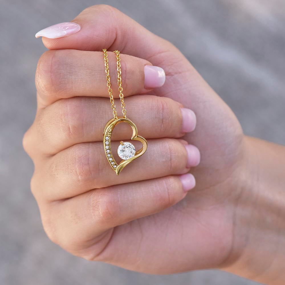 Eternal Heart" Necklace – 14K Gold Edition