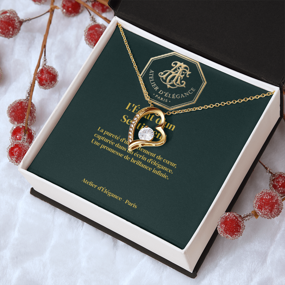 Eternal Heart" Necklace – 14K Gold Edition