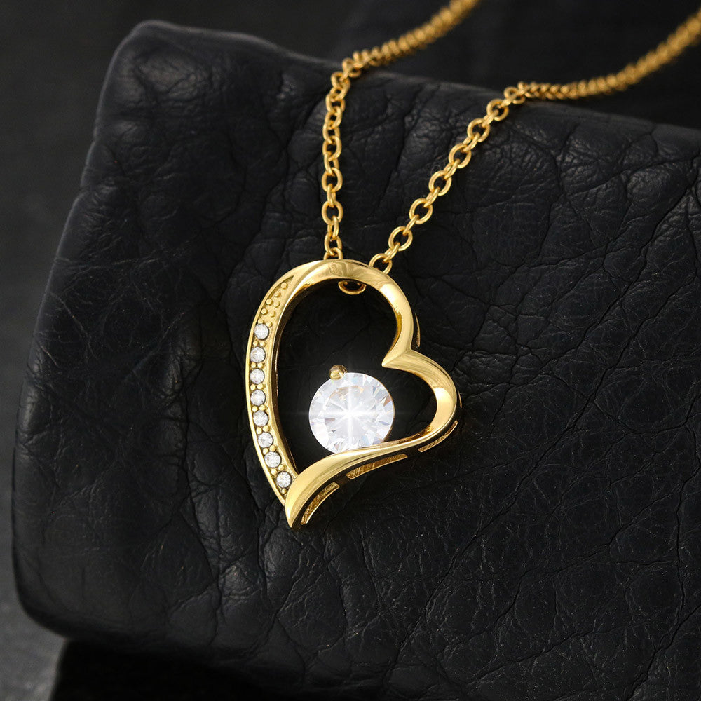 Eternal Heart" Necklace – 14K Gold Edition