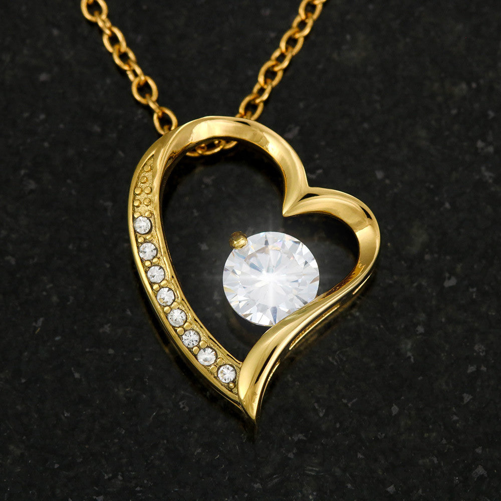 Eternal Heart" Necklace – 14K Gold Edition
