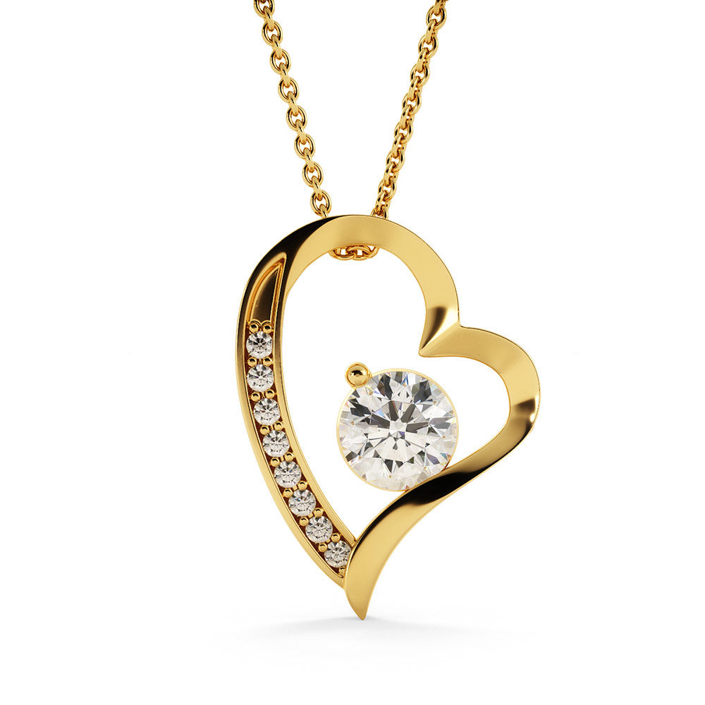 Eternal Heart" Necklace – 14K Gold Edition