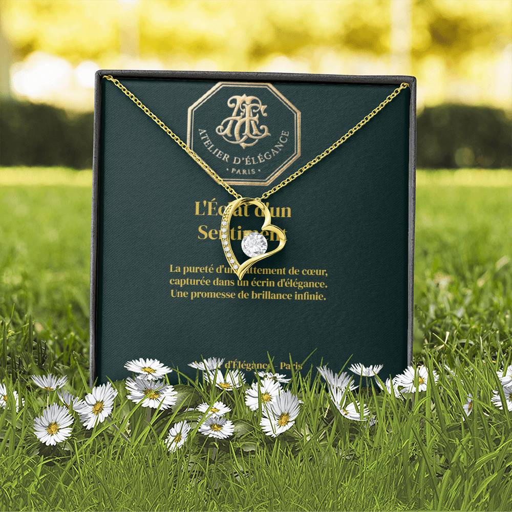 Eternal Heart" Necklace – 14K Gold Edition