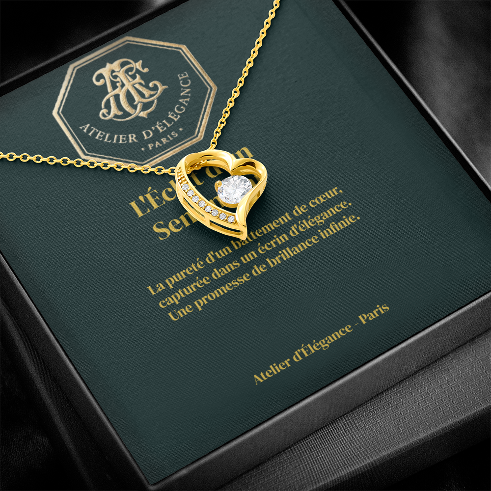 Eternal Heart" Necklace – 14K Gold Edition