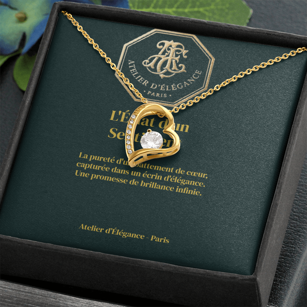 Eternal Heart" Necklace – 14K Gold Edition