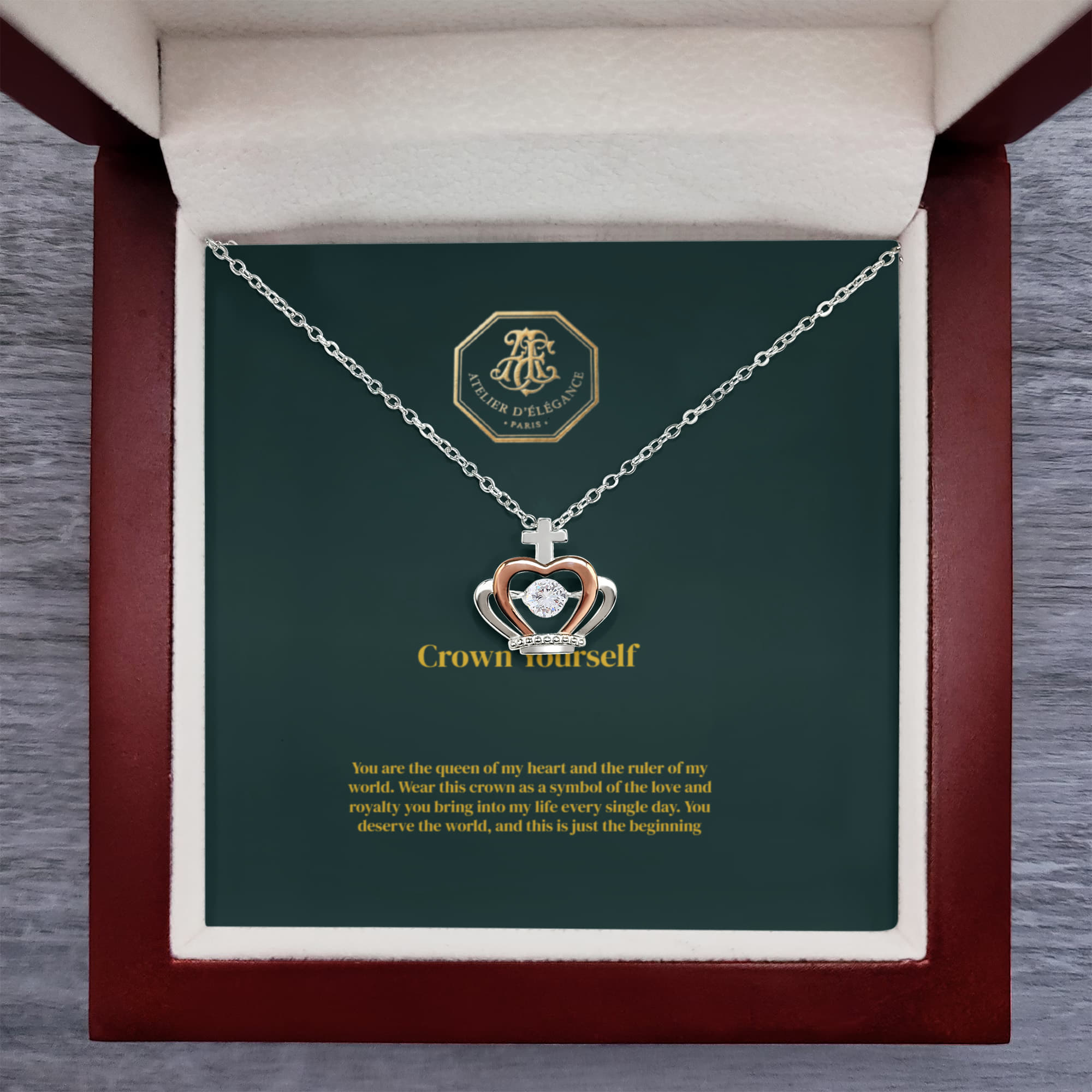 The Royal Crown Pendant – Timeless Elegance Collection