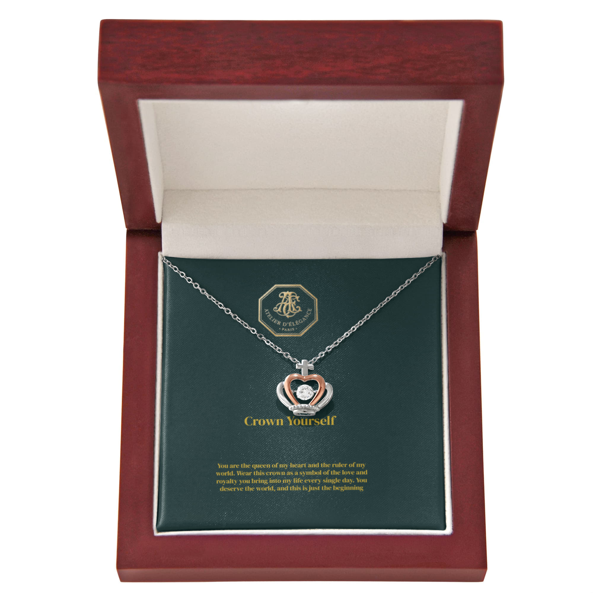 The Royal Crown Pendant – Timeless Elegance Collection