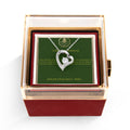 The Eternal Rose" Gift Set — Forever Love Necklace & Rotating Display